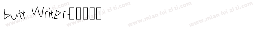 butt Writer字体转换